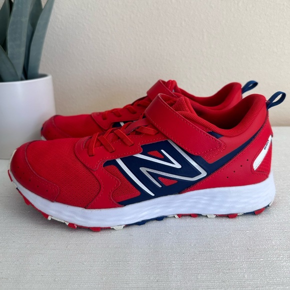 New Balance Team Red Night Sky Foam Mesh Athletic Sneakers Boys 6.5 - Picture 2 of 14